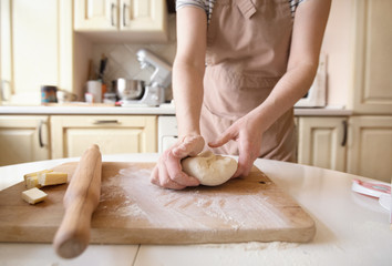 Obraz na płótnie Canvas home bakery in the kitchen
