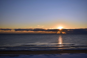 Ocean Sunrise Winter