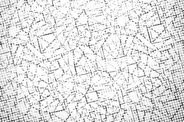 Black and white  abstract geometric pattern. Illustration painting stripe, lines. Chaotic line background.