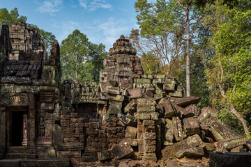 Fototapeta na wymiar Ta Som temple in Angkor Wat complex, Cambodia, Asia
