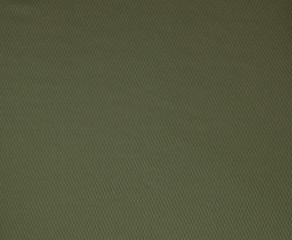 Dark green rough linen fabric texture close-up as background.