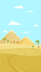 Fototapeta na wymiar vector illustration of Egypt