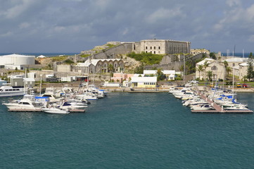 Fototapeta na wymiar King's Wharf, Bermuda