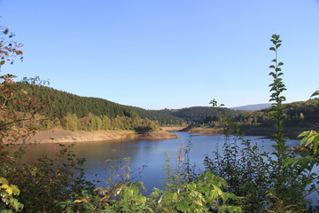 see, wasser, landschaft, natur, himmel, fluss, blau, berg, sommer, baum, cloud, wald, anblick,...