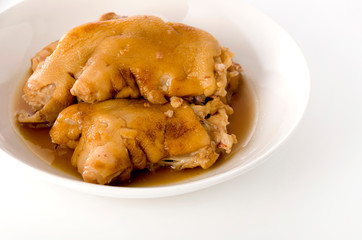 沖縄料理 てびち（豚足の煮付け）