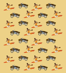 summer beach pattern