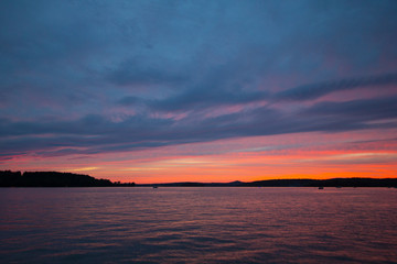 Sunset at Seneca Lake, Ohio