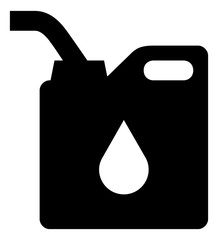 Steel Gasoline Can Icon