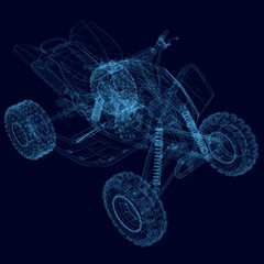 ATV wireframe