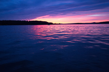 Sunset at Seneca Lake, Ohio