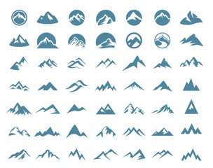 Mountain logo vector illustration concept, suitable for financial, accounting, business, travel and other companies 