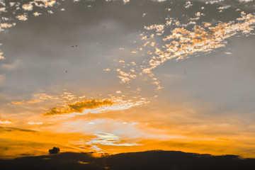 Soft white cloud and blue sky background