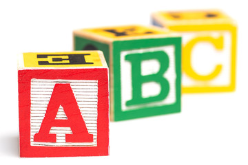 ABC letters alphabet blocks