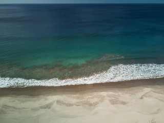 Blue sea water seascape