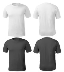 Black and White Shirt Design Template