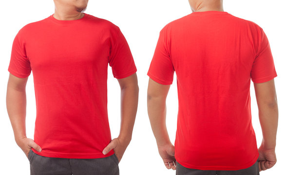 Red Shirt Design Template