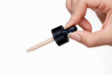 Dropping pipettes for cosmetics. Spuit.