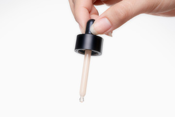 Dropping pipettes for cosmetics. Spuit.