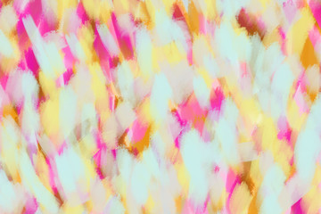 Bright beautiful pastel color texture of brush stroke abstract background paint like graphic illustration