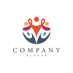 Community Logo, People Group Logo, Kids care Logo