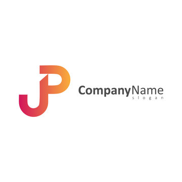 JP Logo, PJ Logo Template, Letter J And Letter P Logo