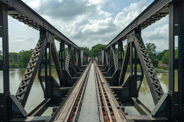 Kwai river bridge in Thailand