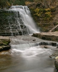 Obraz premium Waterfall -- Ousel Falls Montana
