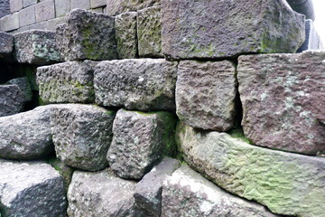 relief stone black carvings