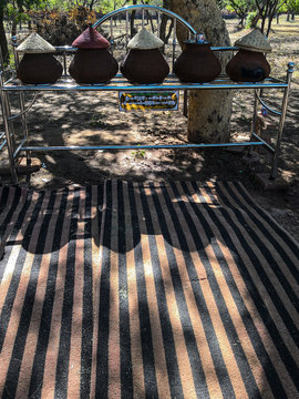 jar full of water in sulamani paht in pugan,myanmar