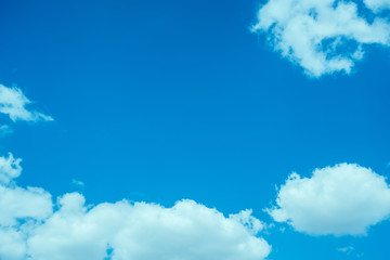blue sky with clouds
