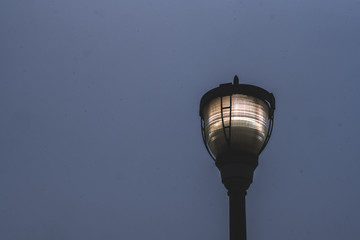 Dimly Lit Lamppost