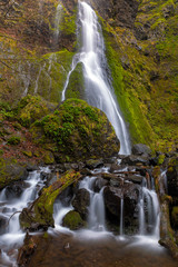 Starvation Creek Falls in Oregon