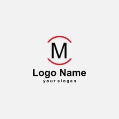 letter m logo template