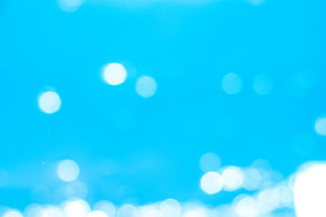 Blurred simple blue background for design template.