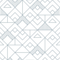Geometric squares seamless pattern