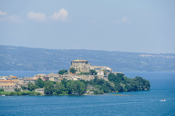 castle on coast of sea, digital photo picture as a background