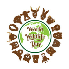 world wildlife day poster design