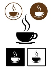 Obraz premium Coffee cup icon.