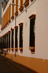 Fototapeta premium Typical street in Andalusia. Seville.Spain