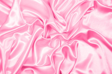 Pink luxury satin fabric texture for backgroundd