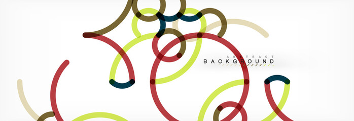 Abstract color lines on white. Modern colorful flow poster wave. Art design for your project