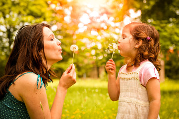 Happy life time - mother with child