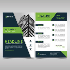 Business flyer design template