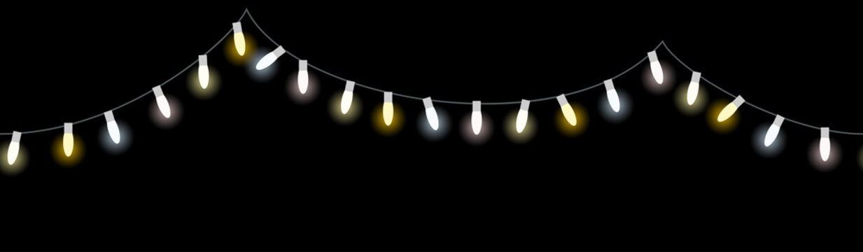 colored light bulbs string