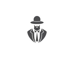 Gentleman Tuxedo logo vector
