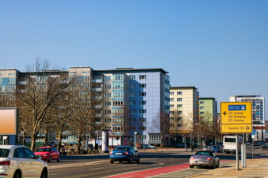 Chemnitz, Plattenbauten