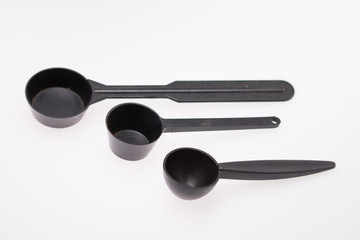 Black plastic Coffee scoop