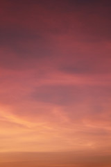 red sky