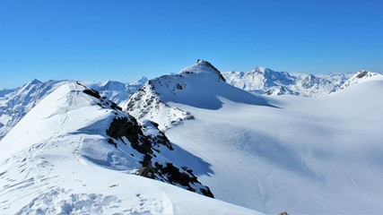 Fototapeta na wymiar glacier du ruitor