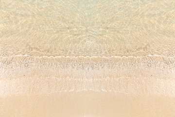 White sand beach and at ranong. The beautiful sea Ranong Province, Thailand.